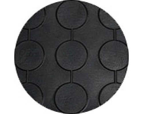 Рулонное резиновое покрытие, круглый пятак, 10 пм, черный